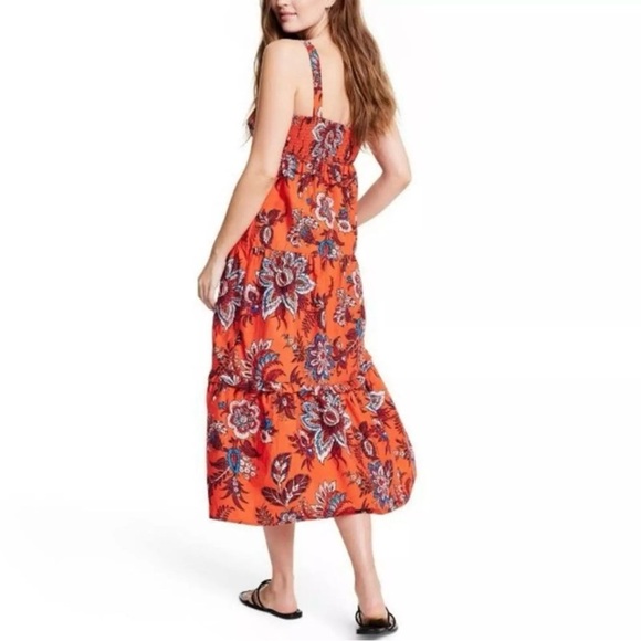 🌺SALE LIM ED FLORAL TIERED MIDI DRESS - Picture 3 of 9